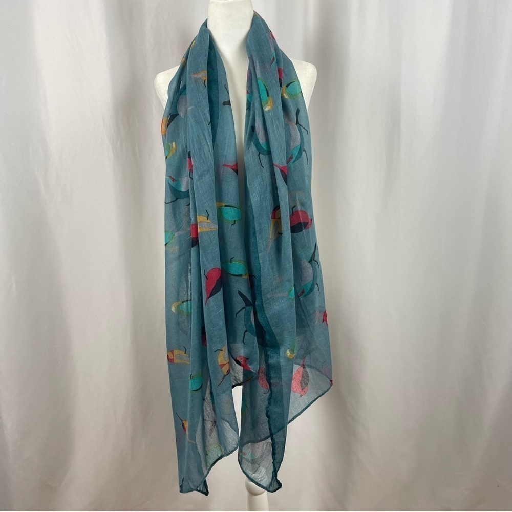 NEW Paloma Clothing Bird Print Lightweight Scarf